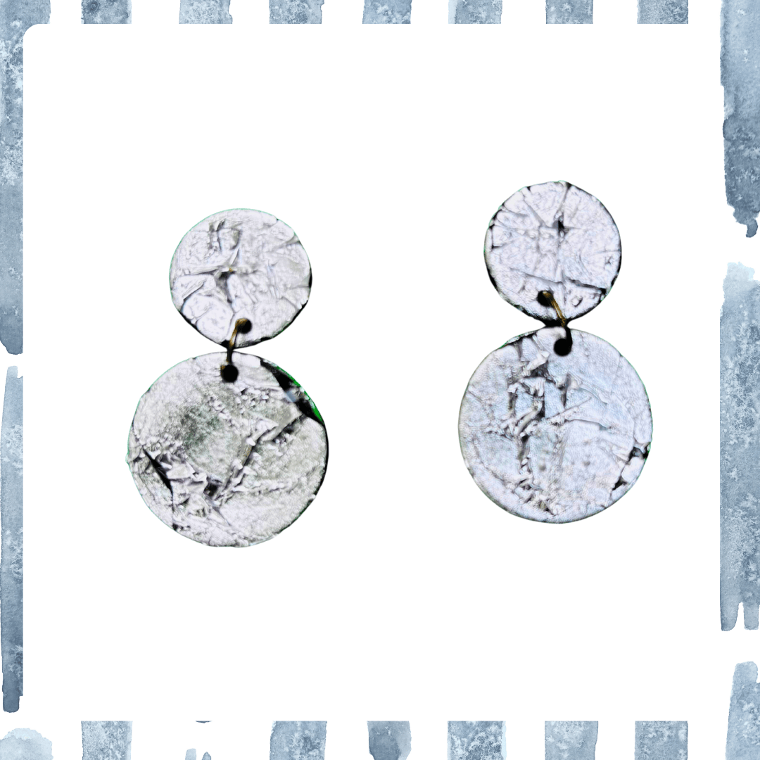 MURANO - Silver earrings