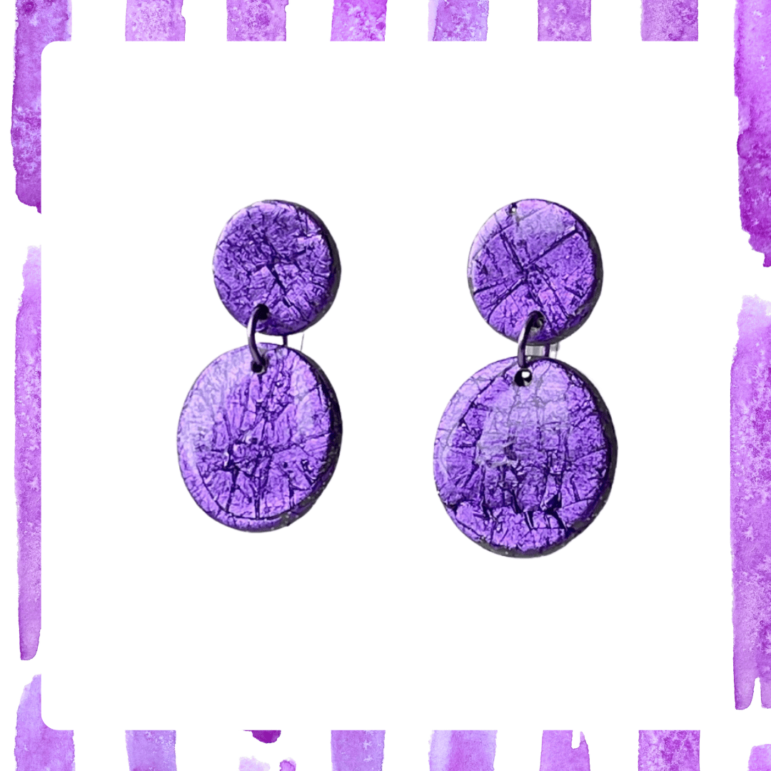 MURANO - Silver earrings